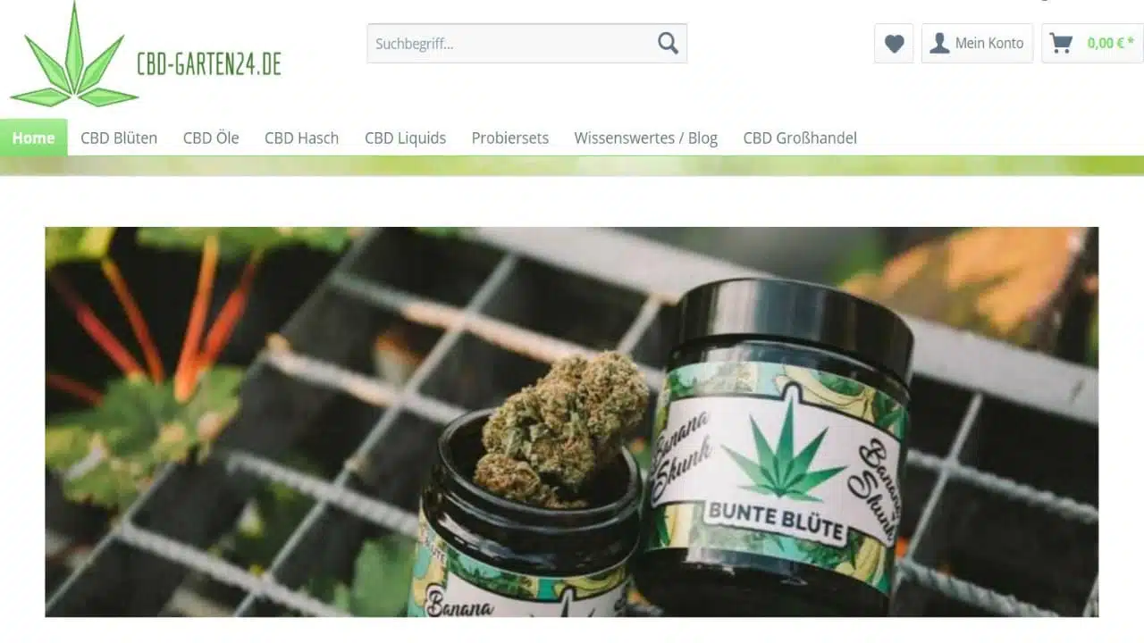 CBD-Garten24 Shop Test