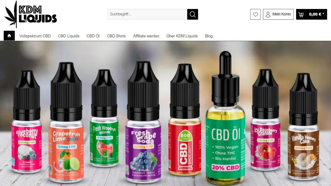 KDM Liquids Shop Test